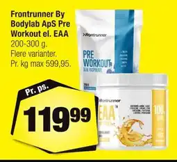 Calle Frontrunner By Bodylab ApS Pre Workout el. EAA, DKK 119.99 tilbud