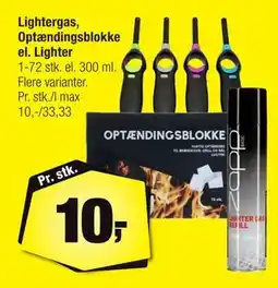 Calle Lightergas, Optændingsblokke el. Lighter, DKK 10 tilbud