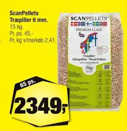 Calle ScanPellets Træpiller 6 mm, DKK 2349 tilbud