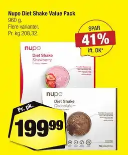 Calle Nupo Diet Shake Value Pack, DKK 199.99 tilbud