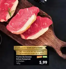 Citti Frisches Bio Demeter Ochsen-Rumpsteak tilbud