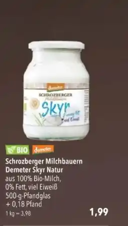 Citti Schrozberger Milchbauern Demeter Skyr Natur tilbud