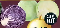 Citti Rotkohl oder Weißkohl tilbud