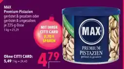 Citti MAX Premium-Pistazien tilbud