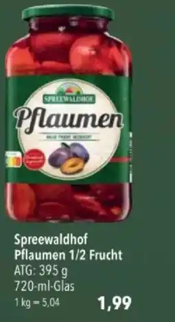 Citti Spreewaldhof Pflaumen 1/2 Frucht tilbud