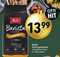 Citti Melitta Barista ganze Bohne tilbud