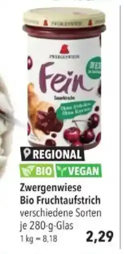 Citti Zwergenwiese Bio Fruchtaufstrich tilbud