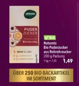 Citti Naturata Bio Puderzucker aus Rohrohrzucker tilbud