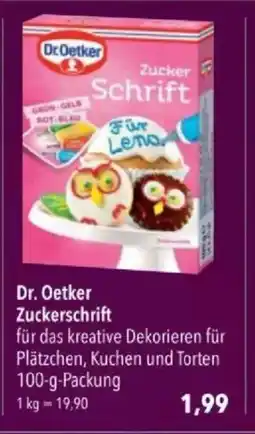 Citti Dr. Oetker Zuckerschrift tilbud