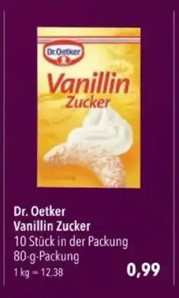 Citti Dr. Oetker Vanillin Zucker tilbud