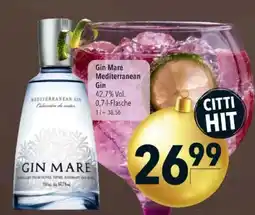 Citti Gin Mare Mediterranean Gin tilbud