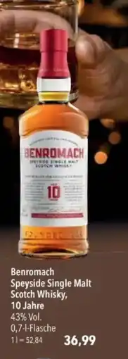 Citti Benromach Speyside Single Malt Scotch Whisky, 10 Jahre tilbud