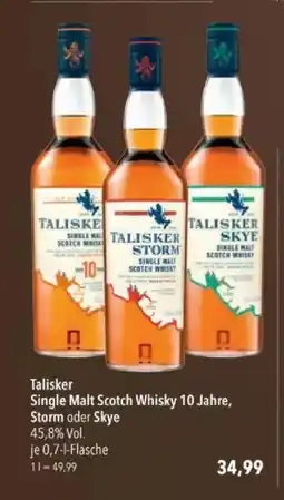 Citti Talisker Single Malt Scotch Whisky 10 Jahre, Storm oder Skye tilbud