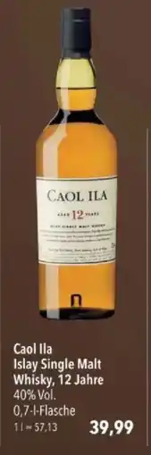 Citti Caol Ila Islay Single Malt Whisky, 12 Jahre tilbud