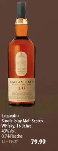 Citti Lagavulin Single Islay Malt Scotch Whisky, 16 Jahre tilbud