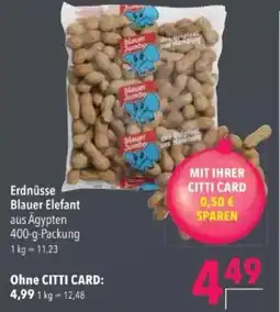 Citti Erdnüsse Blauer Elefant tilbud