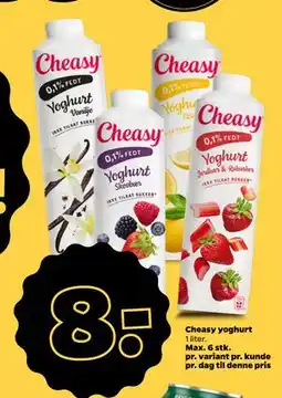 Netto Cheasy yoghurt, DKK 8 tilbud