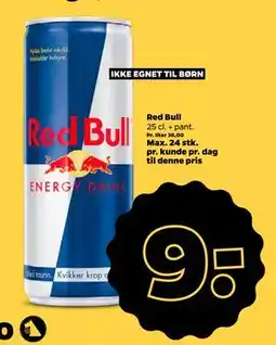 Netto Red Bull, DKK 9 tilbud