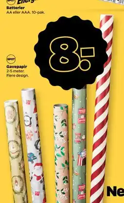 Netto Gavepapir, DKK 8 tilbud