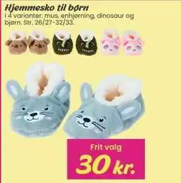 Hi five Hjemmesko til børn, DKK 30 tilbud