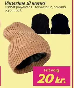 Hi five Vinterhue til mænd, DKK 20 tilbud