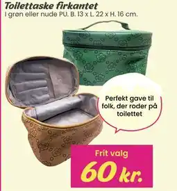 Hi five Toilettaske firkantet, DKK 60 tilbud