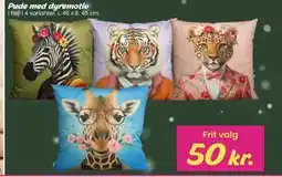 Hi five Pude med dyremotiv, DKK 50 tilbud