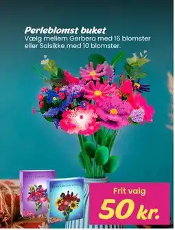 Hi five Perleblomst buket, DKK 50 tilbud
