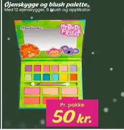 Hi five Øjenskygge og blush palette, DKK 50 tilbud