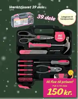 Hi five Værktøjssæt 39 dele, DKK 150 tilbud
