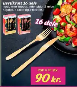 Hi five Bestiksæt 16 dele, DKK 90 tilbud