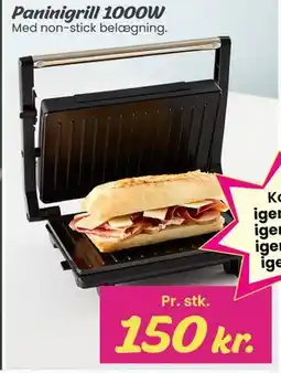 Hi five Paninigrill 1000W, DKK 150 tilbud