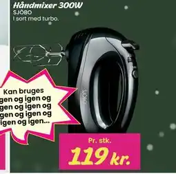 Hi five Håndmixer 300W, DKK 119 tilbud