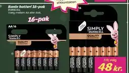 Hi five Kanin batteri 16-pak, DKK 48 tilbud
