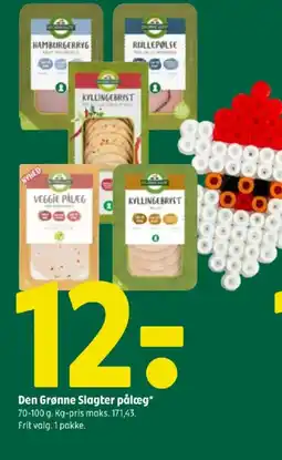 Coop 365 Den Grønne Slagter pålæg tilbud