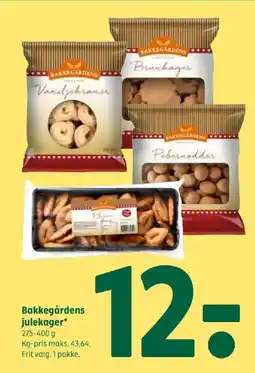 Coop 365 Bakkegårdens julekager tilbud