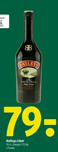 Coop 365 Baileys Likør tilbud