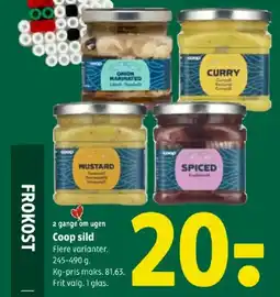 Coop 365 Coop sild tilbud