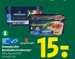 Coop 365 Amanda eller Bornholms torskerogn tilbud