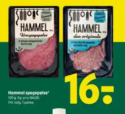 Coop 365 Hammel spegepølse tilbud