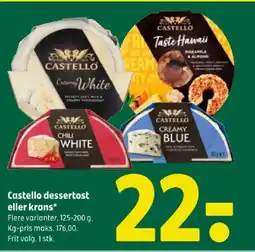 Coop 365 Castello dessertost eller krans tilbud
