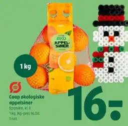 Coop 365 Coop økologiske appelsiner tilbud