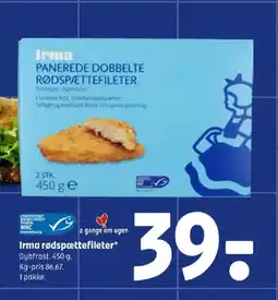 Coop 365 Irma rødspættefileter tilbud