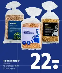 Coop 365 Irma knækbrød tilbud