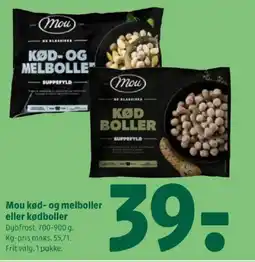 Coop 365 Mou kød- og melboller eller kødboller tilbud