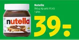 Coop 365 Nutella tilbud