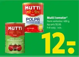 Coop 365 Mutti tomater tilbud