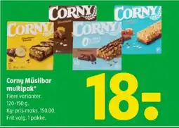 Coop 365 Corny Müslibar multipak tilbud