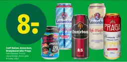 Coop 365 Craft Nation, Kaiserdom, Oranjeboom eller Praga tilbud