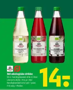 Coop 365 365 økologiske drikke tilbud